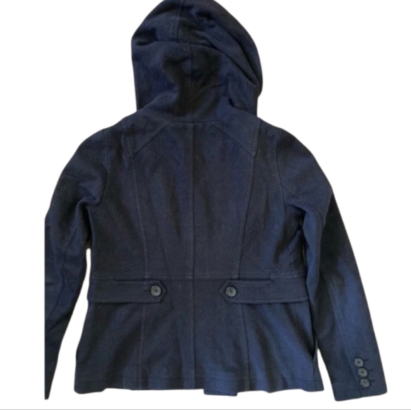 Theory Dark Navy Hooded Utility Jacket • Women’s Size M - Picture 2 of 2